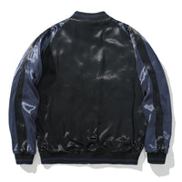 Mens Loose Fit Polyester Embroidered Chinese Style Jacket