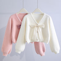 Short Artificial Mink Fur Sweater Coat