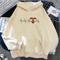 Lebanon Hoodie Clothes For Teens Soft Fabric
