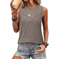 Womens Summer Tank Top Loose-Fit