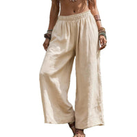 Women's Fashionable Loose Casual Wide-Leg Pants
