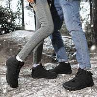Men's Casual Cotton-padded Shoes High-top With Velvet Warm Snow Boots