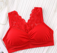 Lace Plus Size Plus-sized Seamless Beauty Back Tube Top Without Steel Ring Women