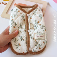 Winter Pet Coat Cat Clothes Thick Warm Autumn And Winter