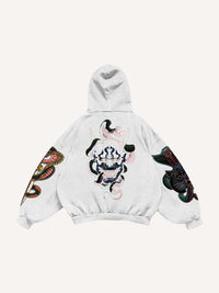 Fashion Casual Printed Polyester Sweater