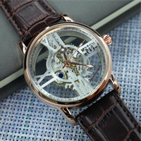 New Hollowed-out See-through Industrial-mechanical-style Sports Watch For Men