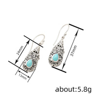Retro Drop Earrings For Women With A Water-drop Design