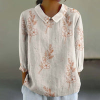 Women's Loose Casual Graffiti Printing Shirt