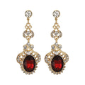 Creative Retro Waterdrop Tassel Long Earrings