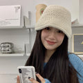 Loose Wool Knitted Warm Wool Bucket Hat