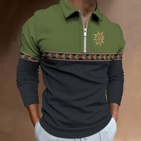Men's Zipper Casual Men's Personality 3D Digital
