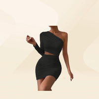Women's Fashionable Irregular Hollow-Out Dress