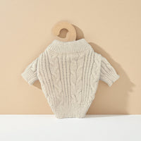 Sweater Dog Cute Pet Warm Clothes Solid Color