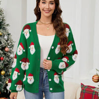 European And American Leisure Santa Claus Brocade Sweater