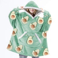 Women's Winter Flannel Loungewear Casual Hoodie