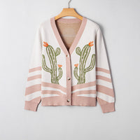 Women's All-Match Abstract Loose Long-Sleeve Sweater
