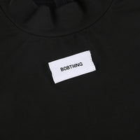 Half Turtleneck Small Label Waist Slim Fit Sleeveless Jumpsuit