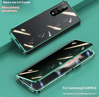 Folding Screen Magnetic Suction Fully Wrapped Glass Phone Case