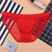 Fashion Personality Solid Color Briefs Men