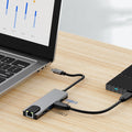 5-in-1 Type-c To HDMI Network Card USB Expansion Dock
