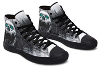 Printed Couple High Top Canvas Shoes