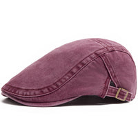 Retro Washed Denim Hat Cowboy Beret Fashion Casual Baseball Cap