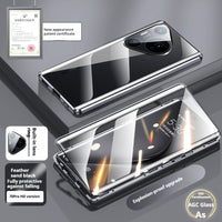 Magnetic King Phone Case Double-sided Glass Metal Drop Protection