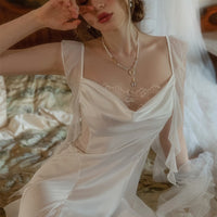 Women's Pajamas Ice Silk Nightdress Homewear