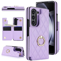 Applicable To ZFOLD56 Classic Style Ring Double Buckle ZFOLD34 Leather Case Folding Shell