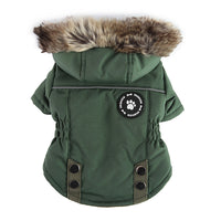 Dog Supplies Cotton Chest-Back Zip Jacket