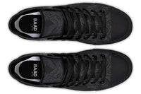 Printed Couple High Top Canvas Shoes