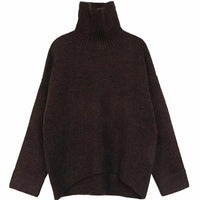 Women's Turtleneck Sweater Vintage Thickened Sweater