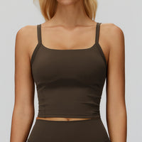 Brushed Yoga Vest Beauty Back Double-shoulder Strap Sports Vest