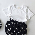 Summer Unisex Baby Round Neck Short Sleeve T-shirt Versatile Half Sleeve Pants Bulky Underpants Children's Suit