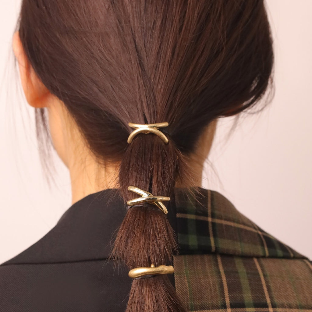 Cold Style Metal Hair Clip Exquisite Ponytail Decoration