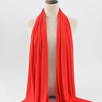 Solid Color Rayon Jersey Women's Scarf Mercerized Cotton Modal Kerchief