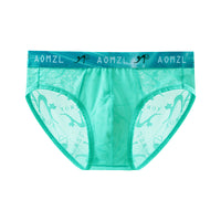 Men's Ice Silk Jacquard Briefs