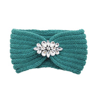 European And American Diamond Knitted Headband Ear Protector