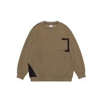 Men's Fall Winter Trend Loose Color Matching Casual Top