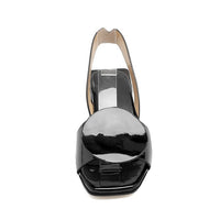 Large-size Decorative Sandals With Round Or Square Designs