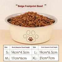 Stainless Steel Anti-tumble Non-slip Pet Bowl
