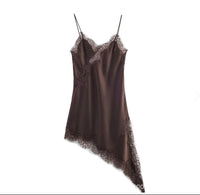 Fashionable, Chic, Sexy Lace Asymmetrical Dress