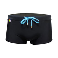 Simple Fashion Men's Rainbow Pocket Printed Boxer Swimming Trunks