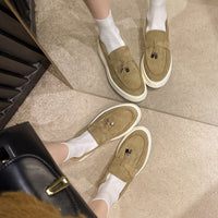 Rubber Platform Peas Oversized Shoes