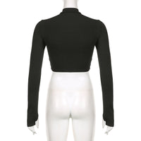 Reflective Stripe Design Zipped Stand Collar Jumpsuit Women