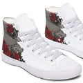 Printed Couple High-top Canvas Shoes