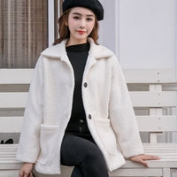 New Korean Casual Fur Coat With Thickened Velvet And Warmth