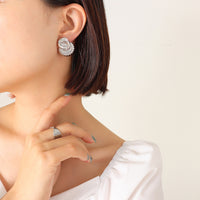 Retro-style, Uniquely Designed Embossed Earrings
