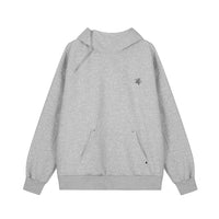 Simple High Street Fashion Brand Design Pullover Loose Hoodie