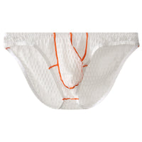 Men's Fashion Ice Silk Low Waist Lace Briefs